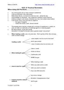 QA Practicals - angelfire.com