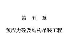 預應力砼及結構吊裝工程