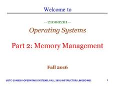 Operating System Security (II)