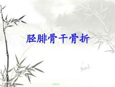 胫腓骨骨折