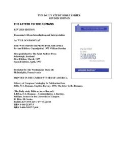 THE LETTER TO THE ROMANS - St Joseph Bible Study.pdf