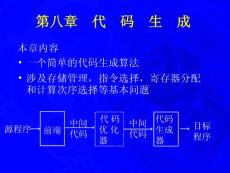 第八章  代碼生成