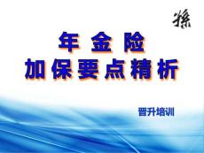 年金險(xiǎn)加保要點(diǎn)精析_圖文.ppt