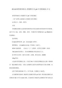 ZD-18新型固體探頭-智能數字式pH專用檢測儀-中文