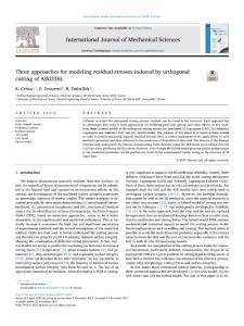 Three-approaches-for-modeling-residual-stresses-induced-by-orthogonal-cutting-of-AISI316L_2018_International-Journal-of-Mechanical-Sciences