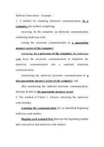 軟件專利撰寫經典案例--Software Patent Claim Drafting