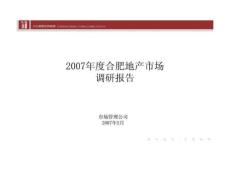 合肥地產(chǎn)市場調(diào)研報告.ppt