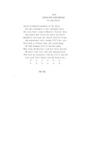 TRANSLATED FROM RONSARD