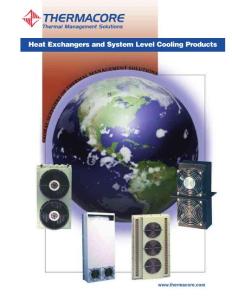 Heat Exchangers and System Level Cooling Products