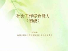 2018年綜合能力初級沖刺培訓