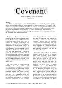 JAMES PARKES A FINAL RECKONING Haim Chertok Abstract James