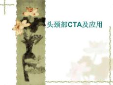 头颈部CTAPPT课件
