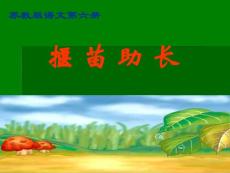 蘇教版課標本第六冊《寓言兩則》課件揠苗助長
