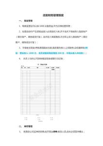 直營店店面財(cái)務(wù)及運(yùn)營管理制度