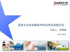 蓝星北化机电解技术应用及发展方向