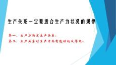 生產(chǎn)關(guān)系一定要適合生產(chǎn)力狀況的規(guī)律