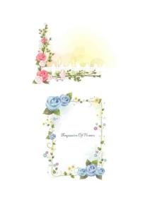 素雅的花邊背景20張，做簽名做公告板都漂亮哦