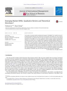 Emerging Market MNEs_ Qualitative Review and Theoretical Directions