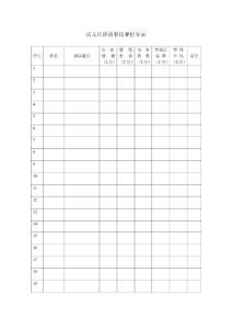 慶元旦講故事比賽打分表