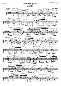 《肖邦E大調(diào)夜曲- Nocturne op 9 no 2》古典吉他譜