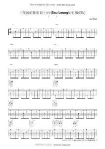 不能說的秘密 路小雨 (Sau Leung結(jié)他獨(dú)奏版)