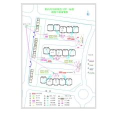旧城改造施工平面布置图
