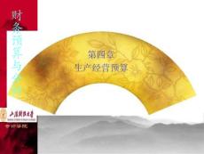 生產(chǎn)經(jīng)營預(yù)算