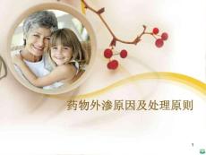 药物外渗原因及处理原则ppt课件