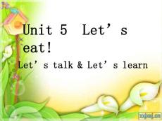 unit5 let27s eat  part b let27s learn