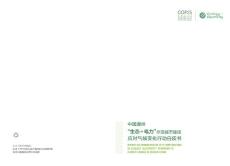 中國湖州生態+電力示范城市建設 應對氣候變化行動白皮書