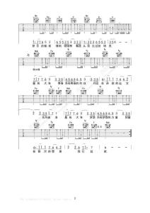 吉他譜《星辰大海》