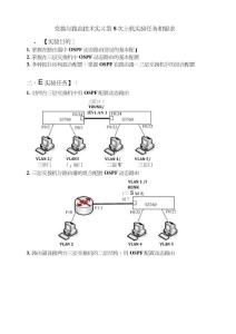 上海第二工業(yè)大學(xué)交換與路由技術(shù)實(shí)習(xí)-第5次上機(jī)實(shí)驗(yàn)任務(wù)和
