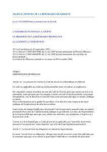 吉布提勞工法法語版