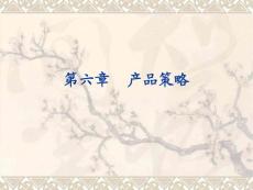 市場營銷 產品策略