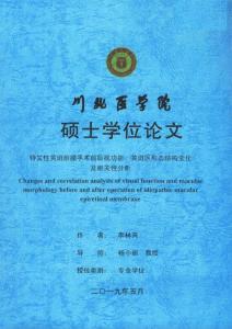 特发性黄斑前膜手术前后视功能、黄斑区形态结构变化及相关性分析