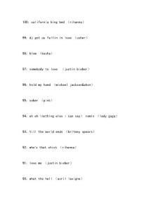 100首英文歌_外語學習-英語詞典