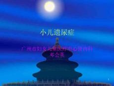 小儿遗尿症ppt课件