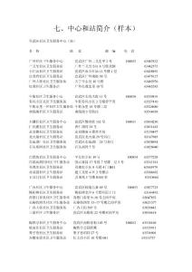 7、社区中心站简介样本