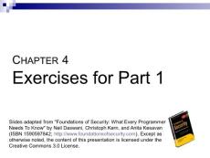 4 - Exercises for Part 1