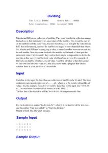 POJ1014-Dividing