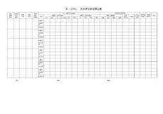 水質(zhì)分析成果臺帳