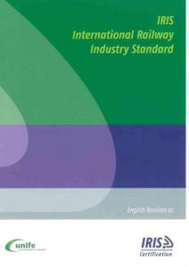 國際軌道交通工業標準 IRIS Rev.02