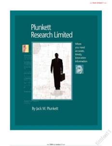 Plunkett&acute;s Engineering Industry Trends and Statistics 2003-2004