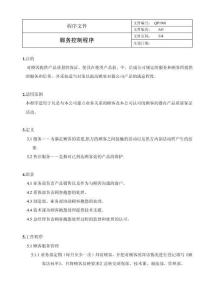 QP1901服务控制程序