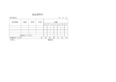 商品銷(xiāo)售單1