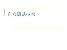 白盒測試