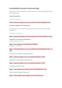 PowerBuilder 11.5與powerbuilder 12 下載地址