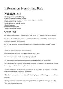 CISSP 10 Domain - Information Security and Risk Management
