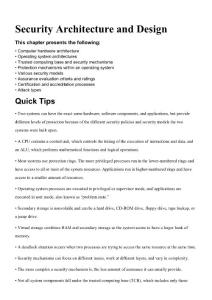 CISSP 10 Domain - Security Architecture and Design