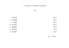 婦幼衛(wèi)生保健質量評價標準